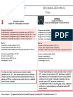 Exemplo 1 Exemplo 2: Temperatura Do Catalisador Temperatura Do Catalisador