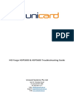 HID Fargo HDP5000 & HDP5600 Troubleshooting Guide: Unicard Systems Pty LTD