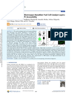 Toward Optimizing Electrospun Nano Fiber Fuel Cell Catalyst Layers: Microstructure and PT Accessibility