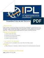 Formation Créer Un Site Web Avec Wordpress IPL