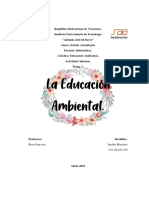 La Educación Ambiental