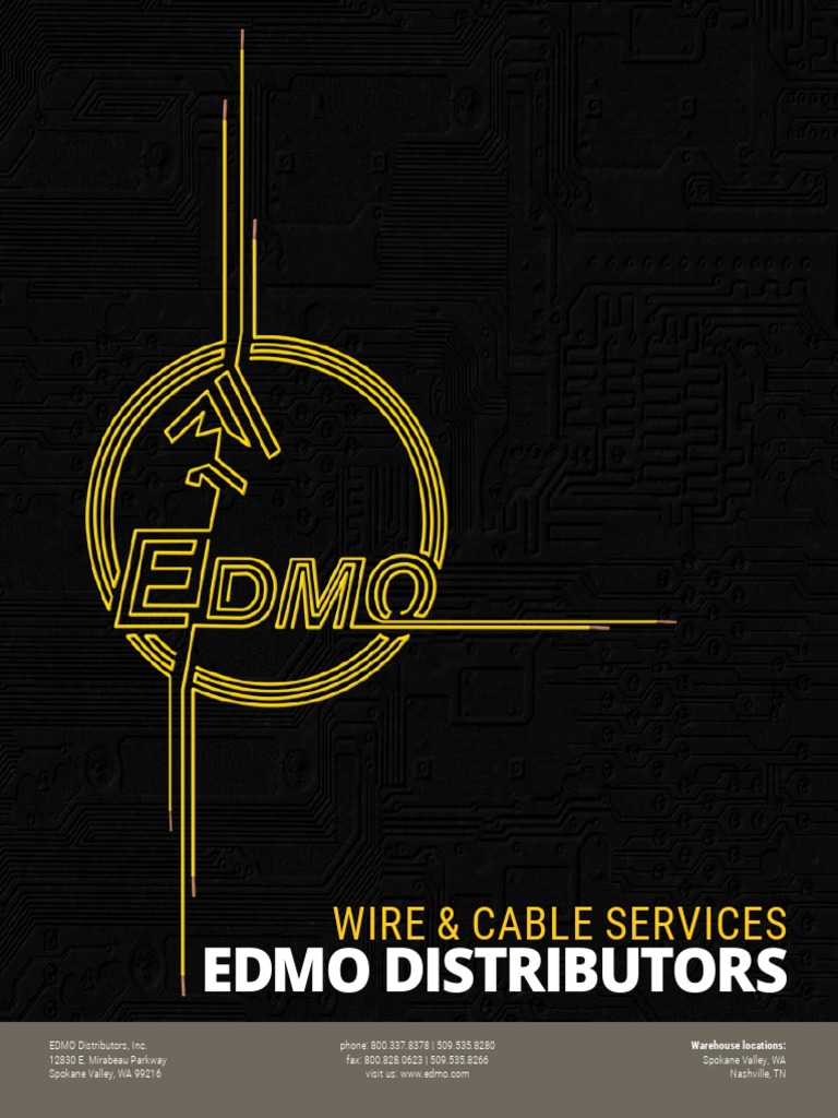 Edmo Distributors Wire & Cable Services PDF Coaxial Cable