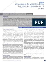 Controversies in Serotonin Syndrome Diagnosis and Management: A Review