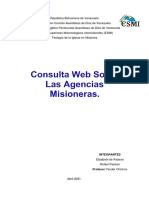 Consulta Web de Agencias Misioneras