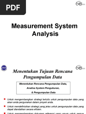 Measurement Systems Analysis Checklist Clipart