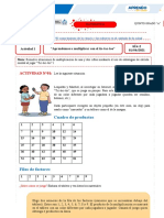 Ficha de Aprendizaje - 01 de Junio