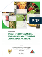 Kajian Efektifitas Model Penumbuhan Klaster Bisnis Berbasis Agribisnis