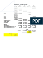 Assignment 3.1 Aging of Receivables