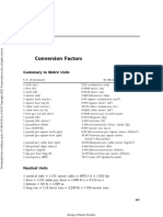 Conversion Factor