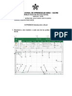 Actividadad #1 Introduccion A Excel