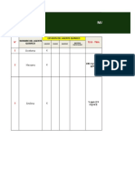 Matriz de Identificacion de Sustancias y TLV