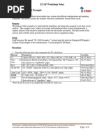 ETAP Workshop Notes ANSI Short Circuit Example: Description