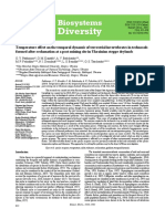 2019 - Temperature Effect On The Temporal Dynamic of Terrestrial Invertebrates in Technosols