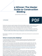 The Master Guide To Construction Bidding