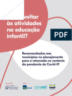 Como Retornar Atividades Educacao Infantil Pandemia Covid 19 Recomendacoes Municipios 1