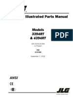 Illustrated Parts Manual for 3394RT & 4394RT Scissor Lifts