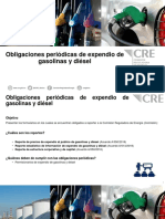 Obligaciones Periódicas de Expendio de Gasolinas y Diésel. Unidad de Petrolíferos Mayo 2018