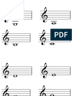 Music Note Flascards