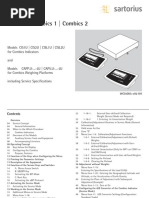 Sartorius Combics 1 - Combics 2: Service Manual