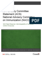 NACI Rapid Response Interchangeability Authorized Covid 19 Vaccines