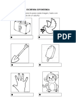 Ficha Ejercicio de Escritura Espontánea