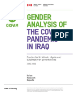 RR Gender Analysis Covid 19 Iraq 220620 en