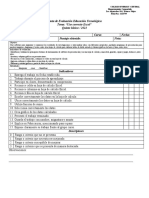 Pauta de Evaluaciones Uso Correcto Excel - 5to Básico 2021 - Tecnología