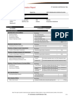 PT HEXINDO ADIPERKASA TBK. Machine Operating Report