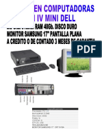 VENTA DE COMPUTDORAS