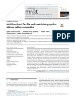 Multifunctional Flexible and Stretchable Graphite-Silicone Rubber Composites