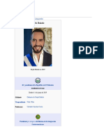 Nayib Bukele, presidente de El Salvador