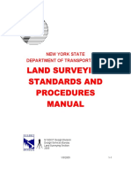 NYSDOT Land Surveying Standards Manual