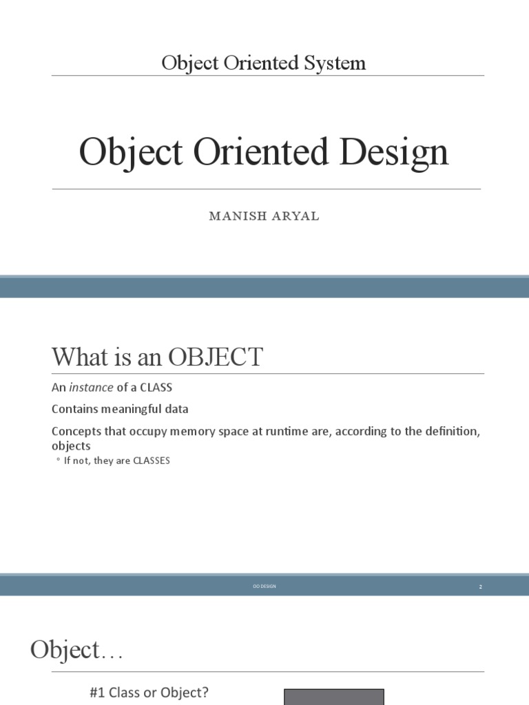 Object Oriented System | PDF | Inheritance (Object Oriented Programming ...