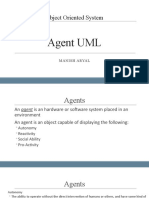 Object Oriented System to Agent UML