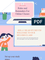 Spanish Classroom Rules and Online Etiquette