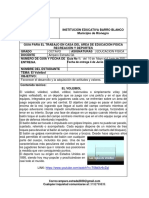 Grado 8 Educación Fisica Guías Segundo Periodo 2021 BB