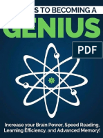 Become A Genius (2nd Edition) Secrets To Increase Your Brain Power, Speed Reading, Learning Efficiency, and Advanced Memory Speed Reading, Memorization ... Power Techniques by Marco Guerrero
