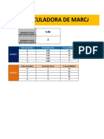 Calculadora para Marcadores de Futbol