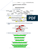 Activity Simple Present - PDF MICHAL LEOANRDO SANABRIA LANCHEROS