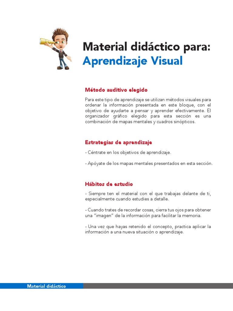 Estrategias de Aprendizaje Visual y Auditivo | PDF | Aprendizaje ...