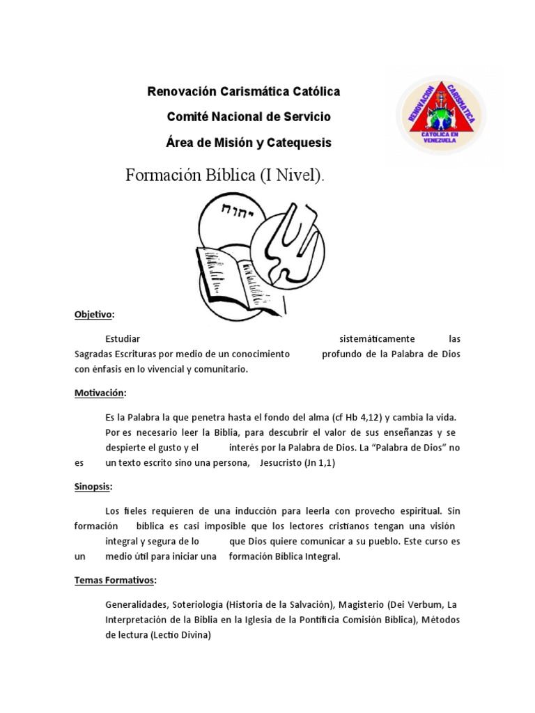 La Biblia, Curso | PDF | Biblia | Verdad