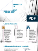 Inventarios - Modelo 1 - Cantidad Económica de Pedido