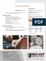 High Speed Deburring Wheels: Type 1