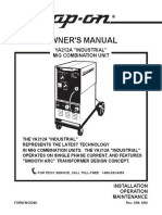 Owner'S Manual: Ya212A "Industrial" Mig Combination Unit