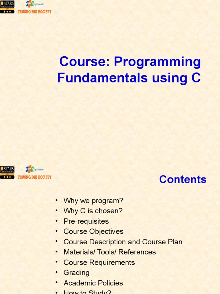 Slot 01 Intro InstallingTool FirstProgram | PDF | C (Programming ...