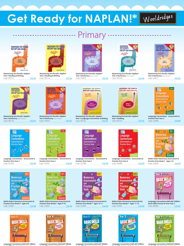 NAPLAN Test Prep Resources for Students | PDF | Evaluation Methods ...