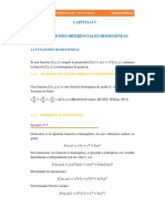 Capitulo 05 (Ecuaciones Diferenciales Homogéneas)