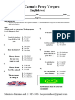 English Test Review