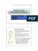 CVG2149 – LEC2 Analysis of Trusses and Cables