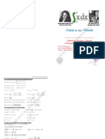 Formulas de Derivadas e Integracion (Tipo Folleto)